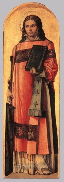 Bartolomeo Vivarini Painting - St Lawrence The Martyr Bartolomeo Vivarini